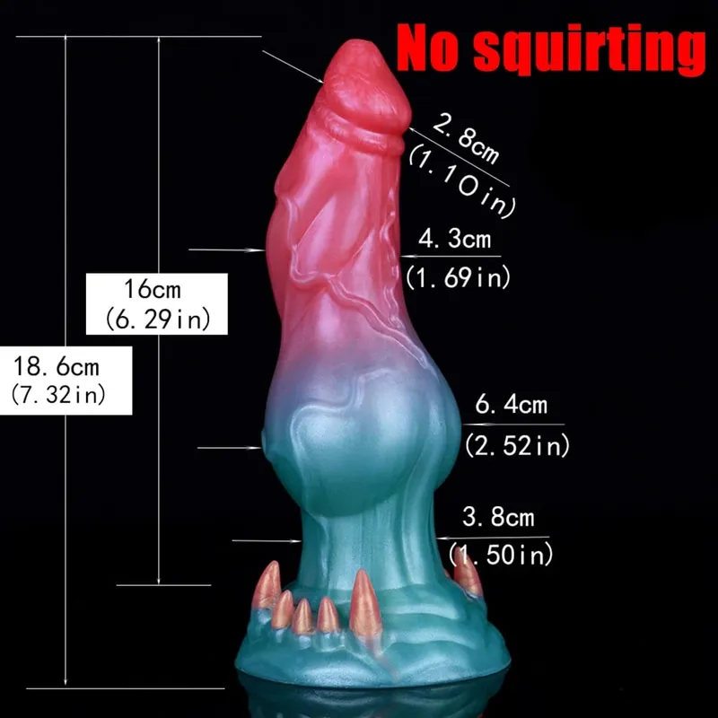 Fantasy Horse Anal Dildos Monster Penis G-Spot Stimulator Squirting Anal Plug Huge Cock Flirting Sex Toys for Men Women 18