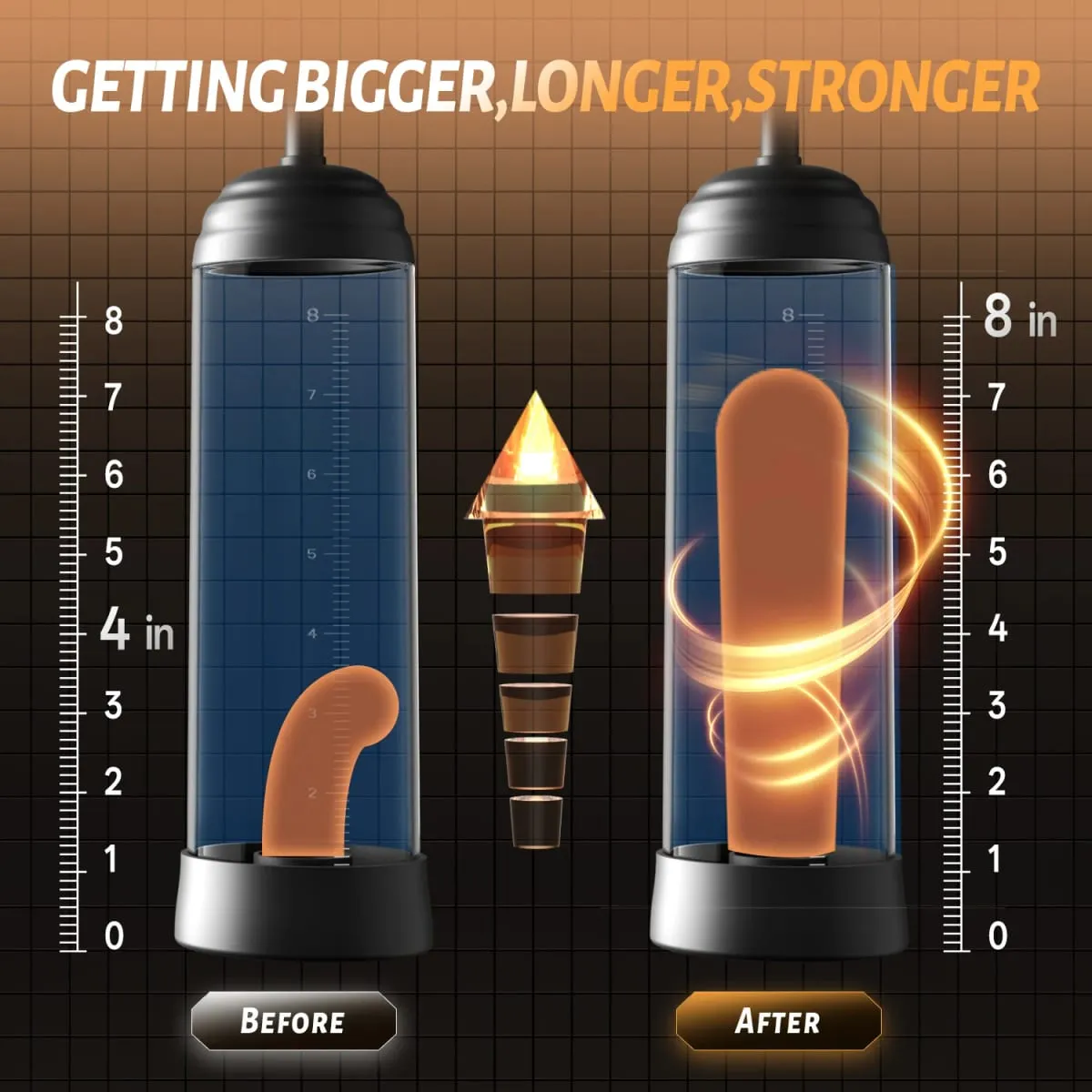 Automatic Electric Penis Pump Male Vacuum Suction Massager Delay Enlargement Glans Blowjob Masturbation Adult Sex Toys for Men — image 3