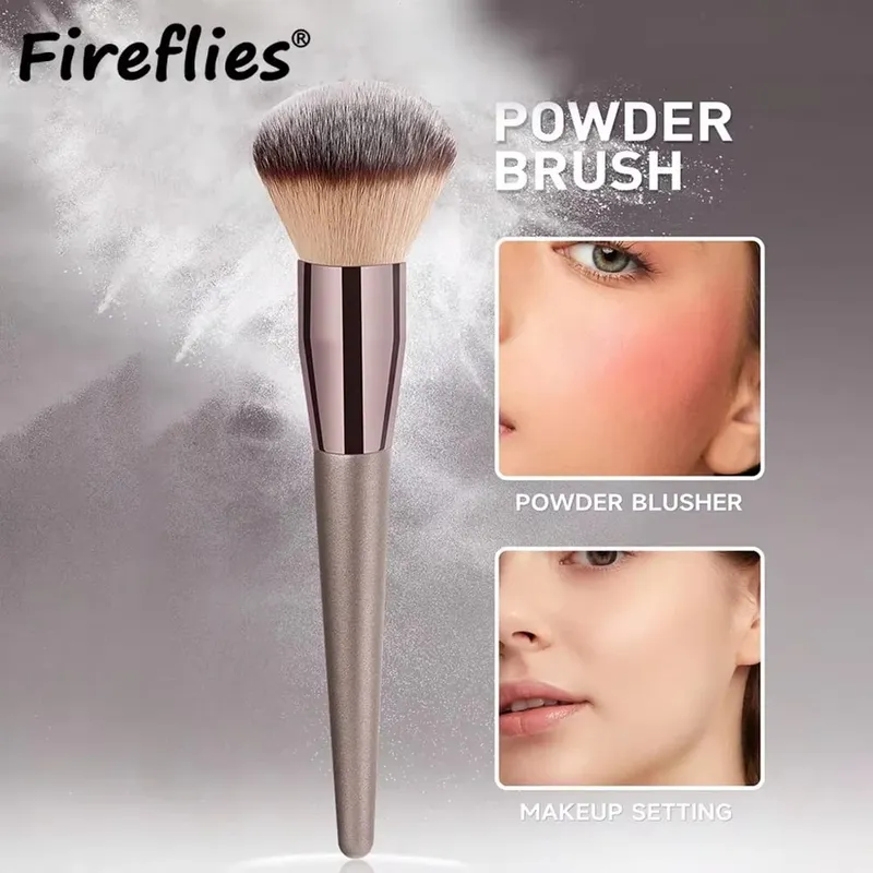 Black Foundation Make up Brush Cream Foundation buffing Makeup Brush Big Foundation Brush Synthetic Hair Face Makeup Tool — image 11