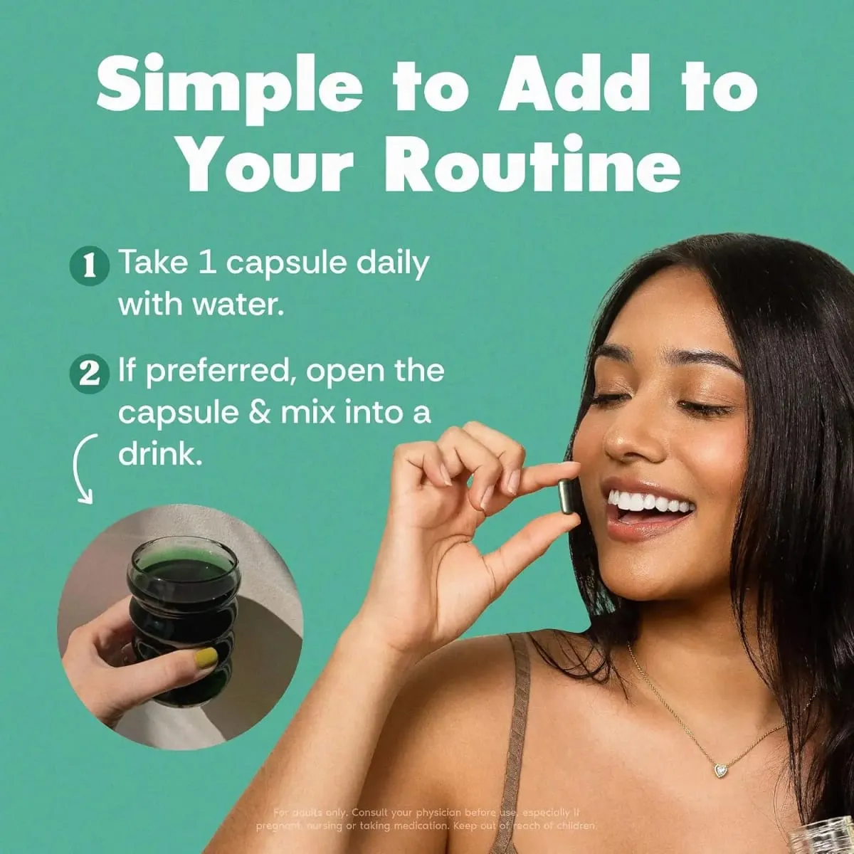 Her Fantasy Box | Body Magic | Chlorophyll Capsule - 30 Vegan Capsules for Detox Digestion Gut Health - Natural Energy Booster