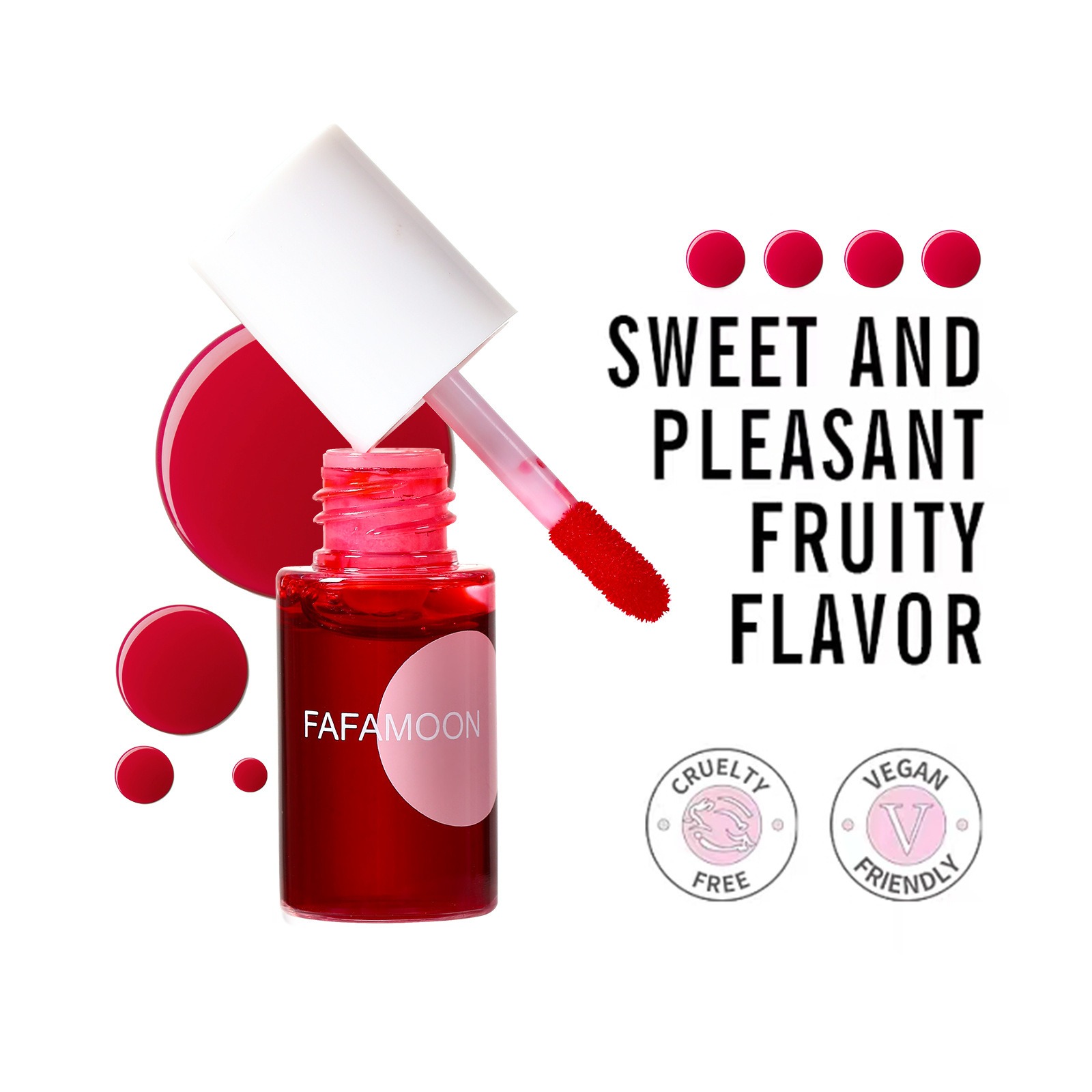 Mini Water Liquid Tint Hydratační lesk na rty Mirror Lip Glaze Dlouhotrvající voděodolná rtěnka Rosered Lip Cheek Rouge Cosmetic — image 5