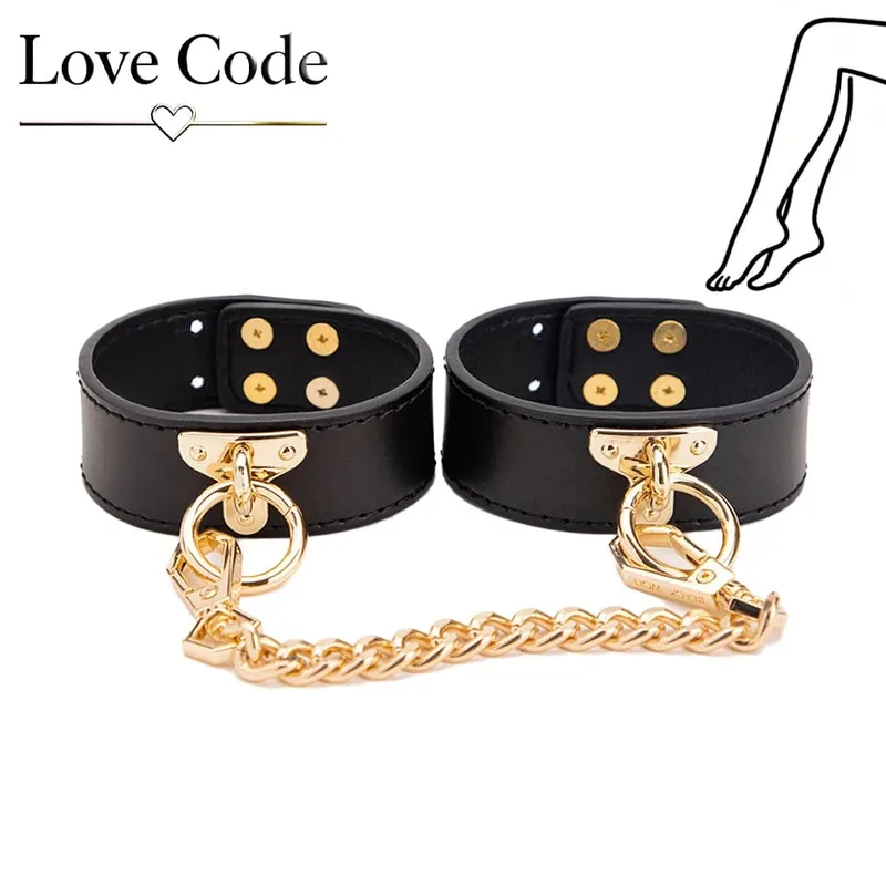 Genuine Leather BDSM Bondage Kits Sex Toys for Couples Handcuff Ankle Cuffs Collar Gag Hogtie Restraints SM Set Adult Love Games — image 16