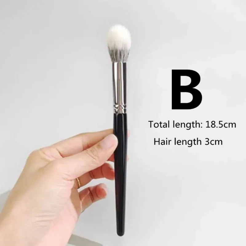 Stippling Highlight Makeup Brushes Blush Gedehår Multifunktionel Beauty Foundation Make Up Brush Tools — image 19