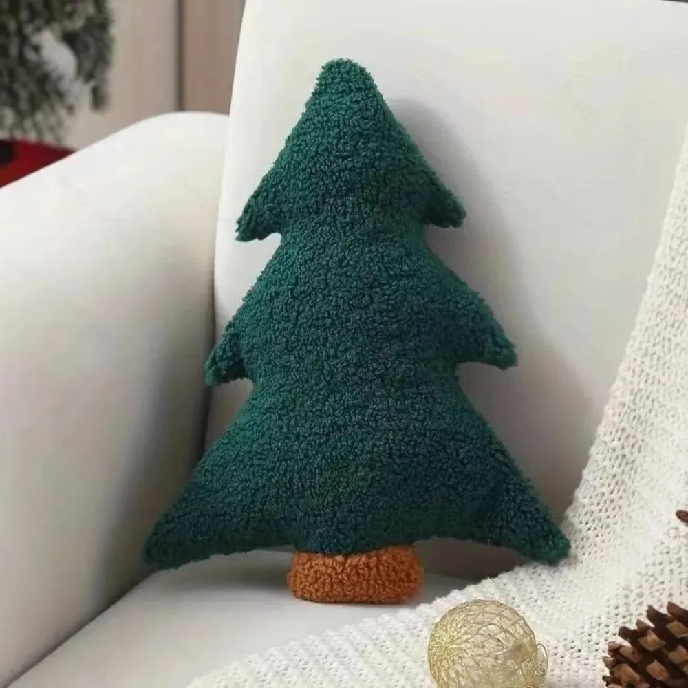 Cute 40cm Christmas Tree Pillow Soft Stuffed Plush Pillow Festive Decor Pillow Home Decor — image 3