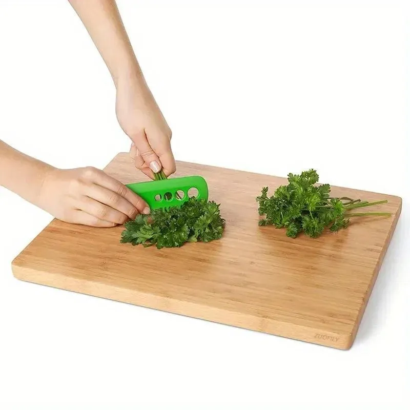 Multifunctional Cutter Stripper Vegetable Rosemary Kale Chard Collard Oregano Parsley Cilantro Leaf Remover Kitchen Peeling