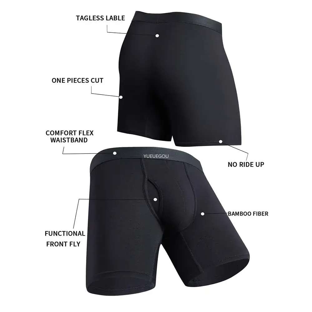 4 Pack Men's Bamboo Underwear Briefs - U Pouch Design, Ultra-Soft Breathable Fabric, Moisture Wicking Men's Boxers (S-XXL) — image 5