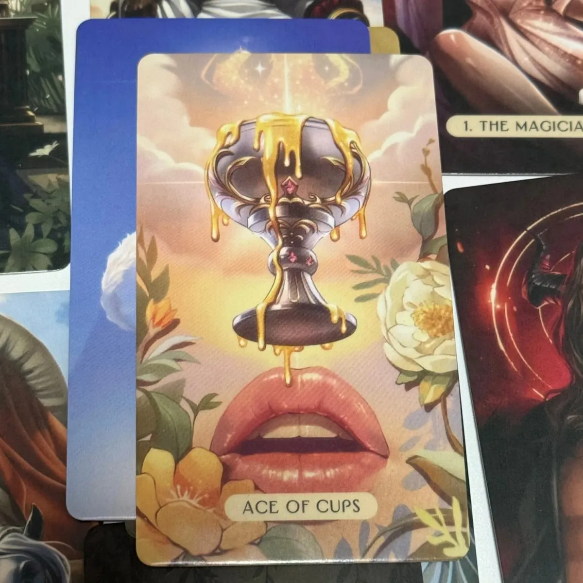 The Love and Lust Tarot Modern Art Style 10.3*6cm 78-Card Deck for Passion Intimacy & Soulful Love Readings - — image 3