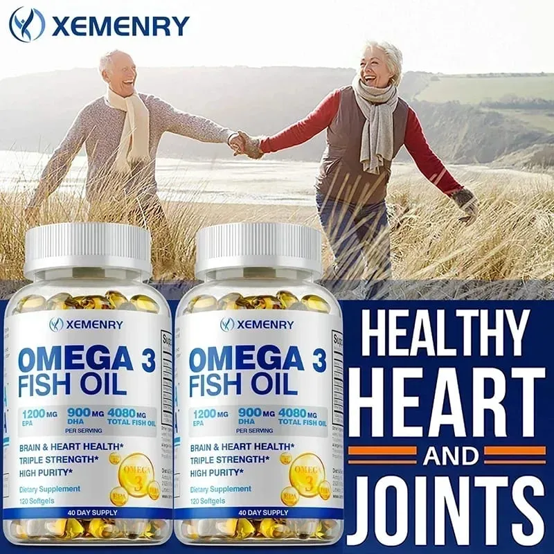 Omega-3 Fish Oil - Enhance Memory Concentration and Cognition Promote Brain and Eye Health Enhance Immune Function — image 6