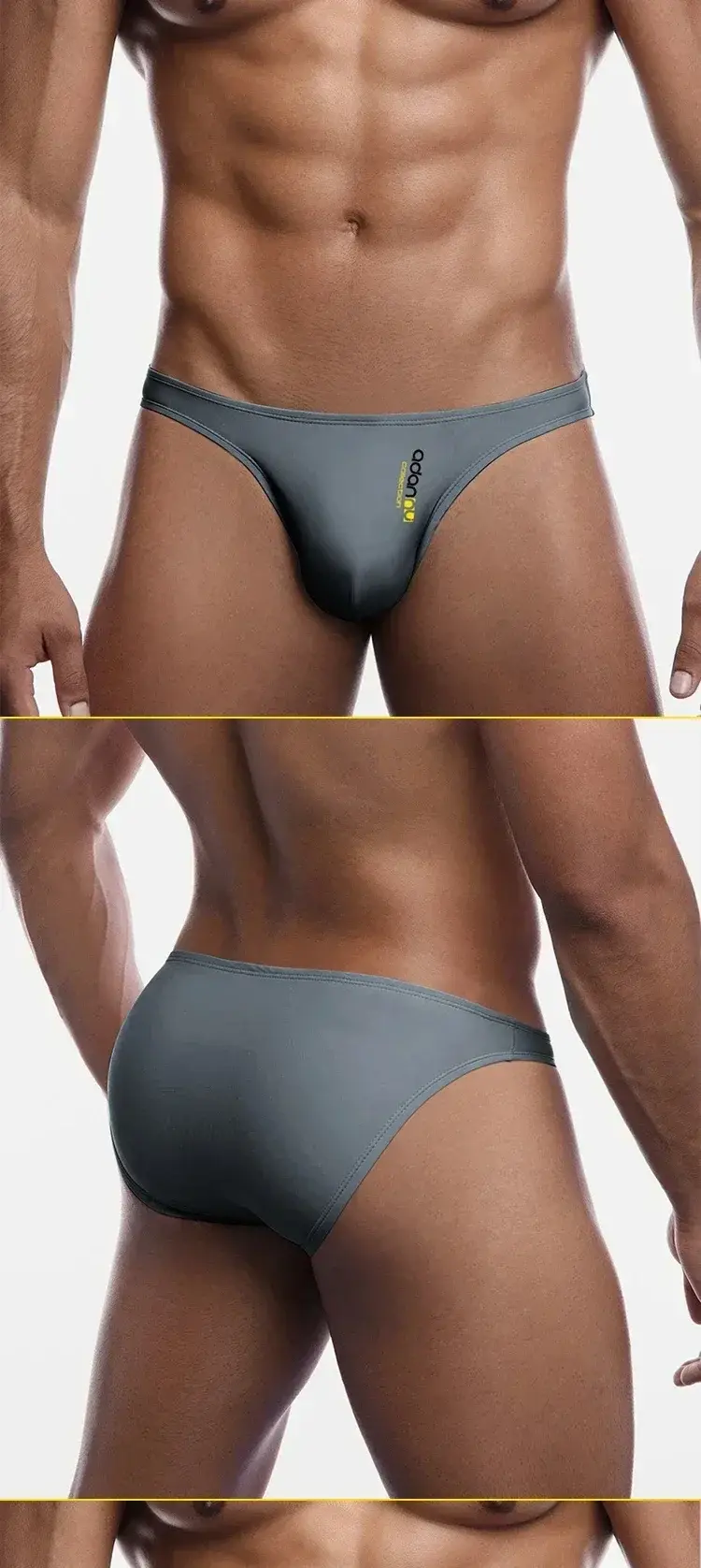 Summer Men's Underwear Modal Sexy Briefs Male Solid Panties Cueca Tanga Comfortable Underpants Breathable Quick Dry Soft Briefs — image 19