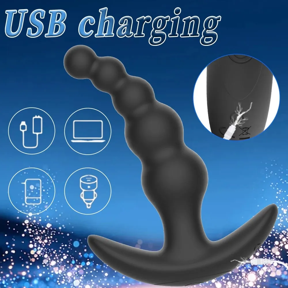 APP Control Vibrating Butt Plug Anal Beads 9 Vibrator Modes G-spot Vibrator Prostate Massager Sex Toys for Men Women Couples — image 5