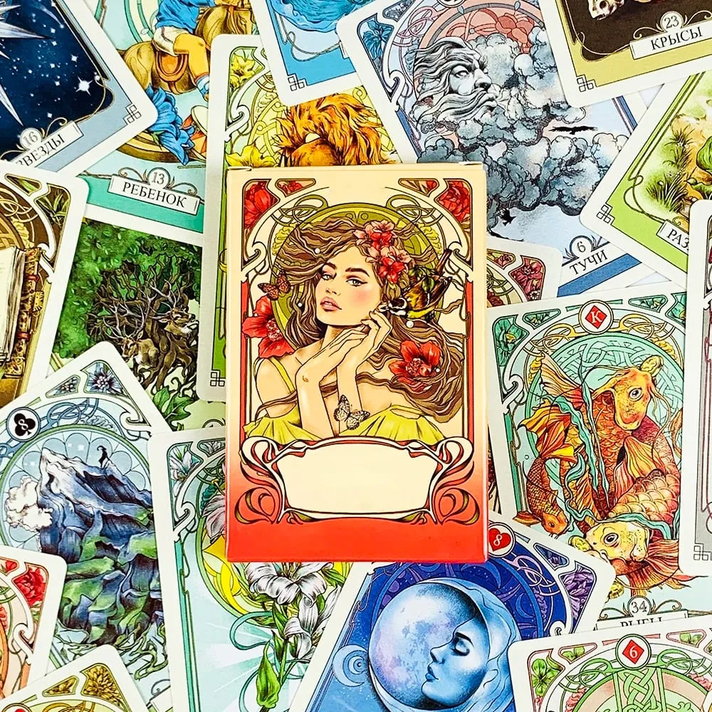 Nuevas cartas de oráculo con 37 mazos, versión rusa, juegos de mesa, cartas de oráculo para familiares y amigos, juegos de vacaciones — image 3