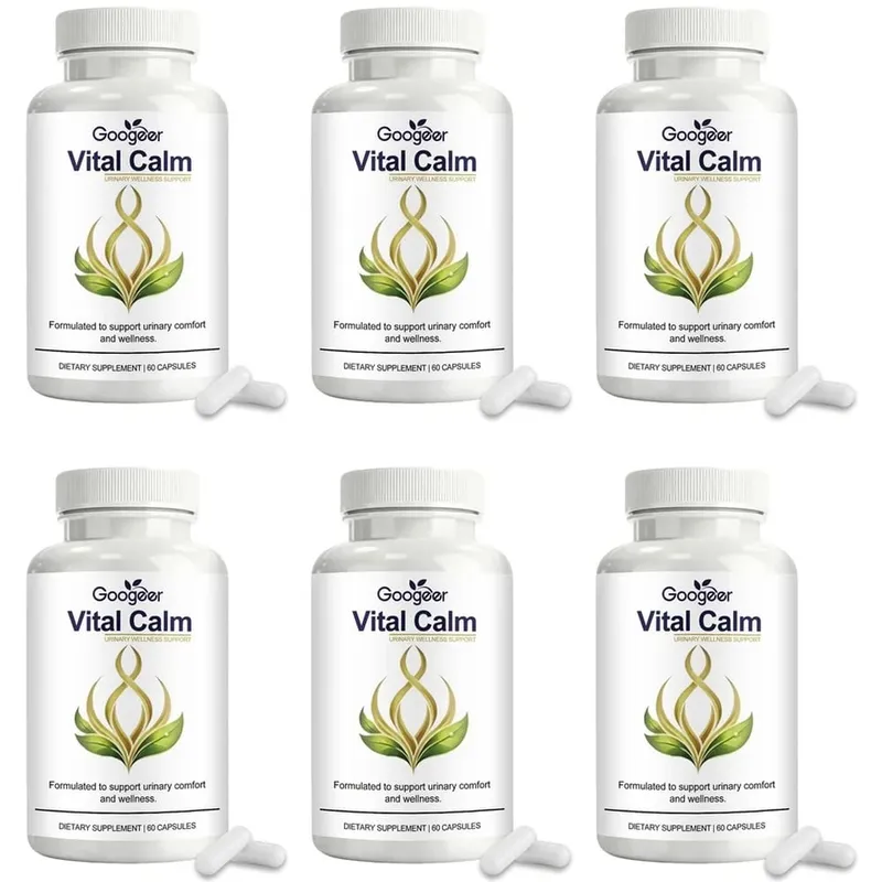 Googeer Vital Calm Capsules for Adult Urinary Wellness Support and Comfort with Magnesium and Cranberry Extract 60 Capsules — image 8