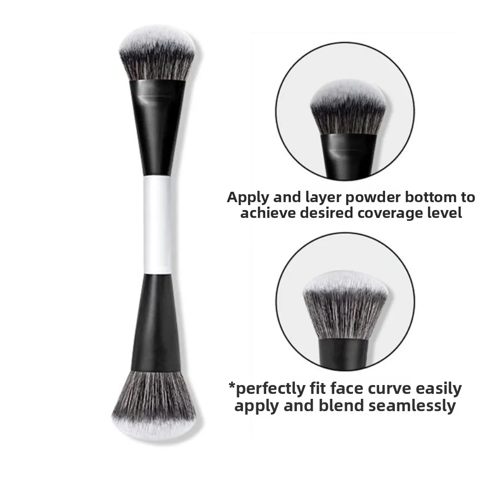Dual-Ended F4 Contour Face Brush High Coverage Cosmetic Beauty Makeup Brushes Multi-purpose Eyeshadow Concealer Brushes — image 5