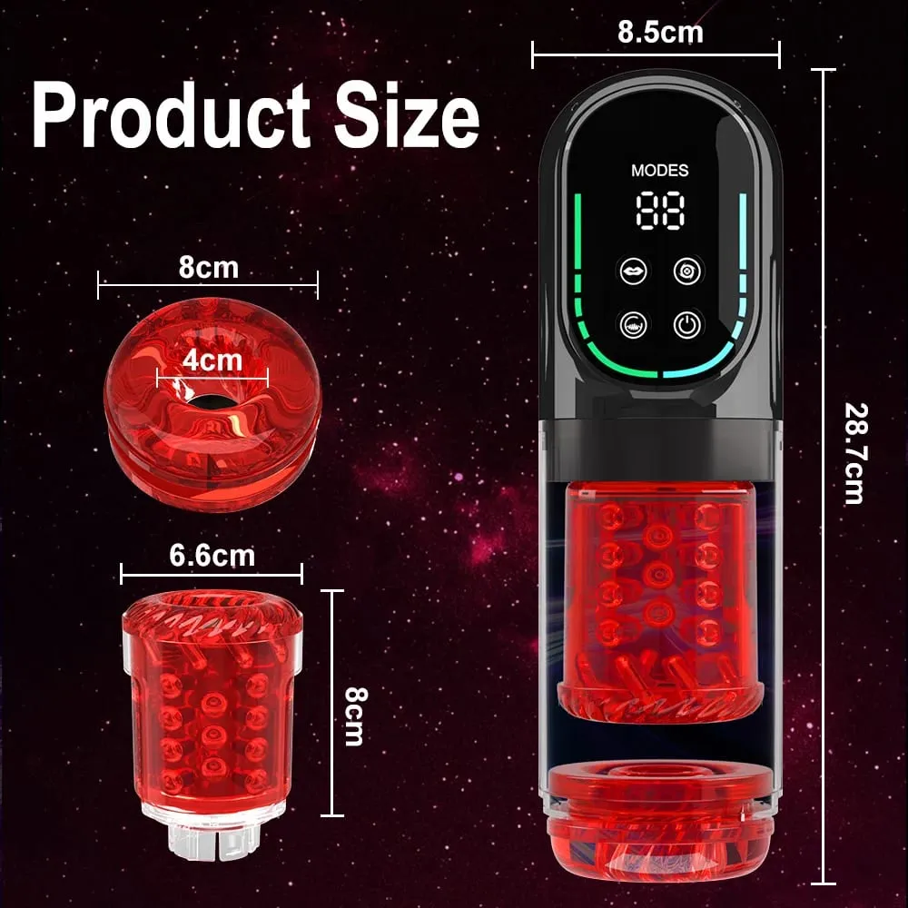 Automatic Thrusting Rotating Male Masturbator Licking Stroker Sucking Blowjob APP control Pennis Pump Adult Sex Toys For Men — image 6