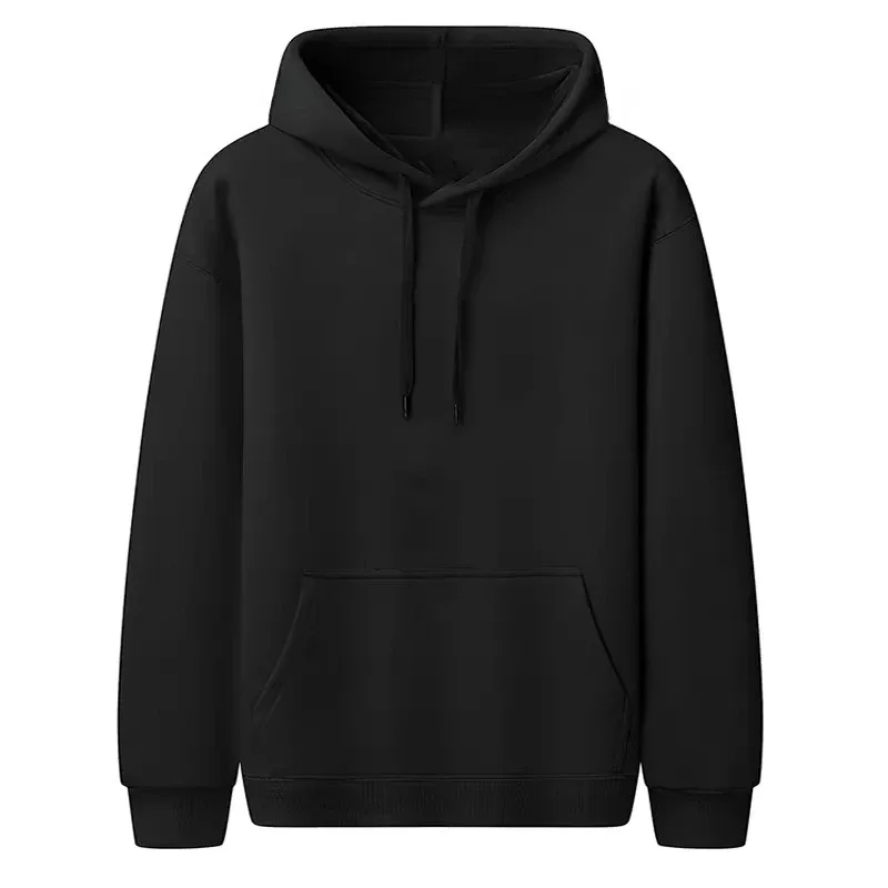 Fleece Men's Women Oversize Casual Sweatshirt Hoodies Couple Unisex Pullover Autumn Winter Loose Cotton Sport Hoody Clothing Top — image 1