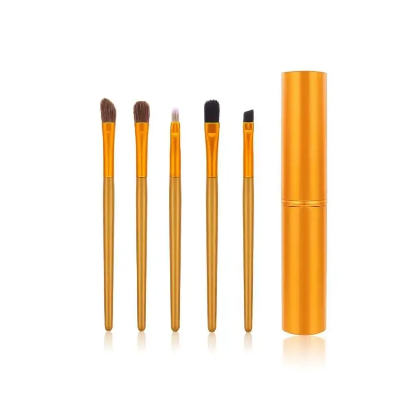 5pcs eyeliner Brush With Storage Tube Eye Makeup Brushes Set Soft Eyeshadow Brush Smudging Brush — image 11