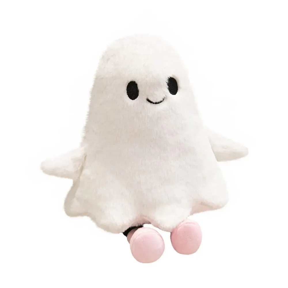 Simulation Little Ghost Interactive Handmade Cartoon Ghost Fluffy Collection Holloween Ghost Pillow Home Decor