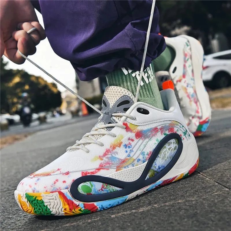 Men's Basketball Shoes Breathable Cushioning Non-Slip Wearable Runing Shoes Gym Training Athletic Basketball Sneakers for Women — image 6