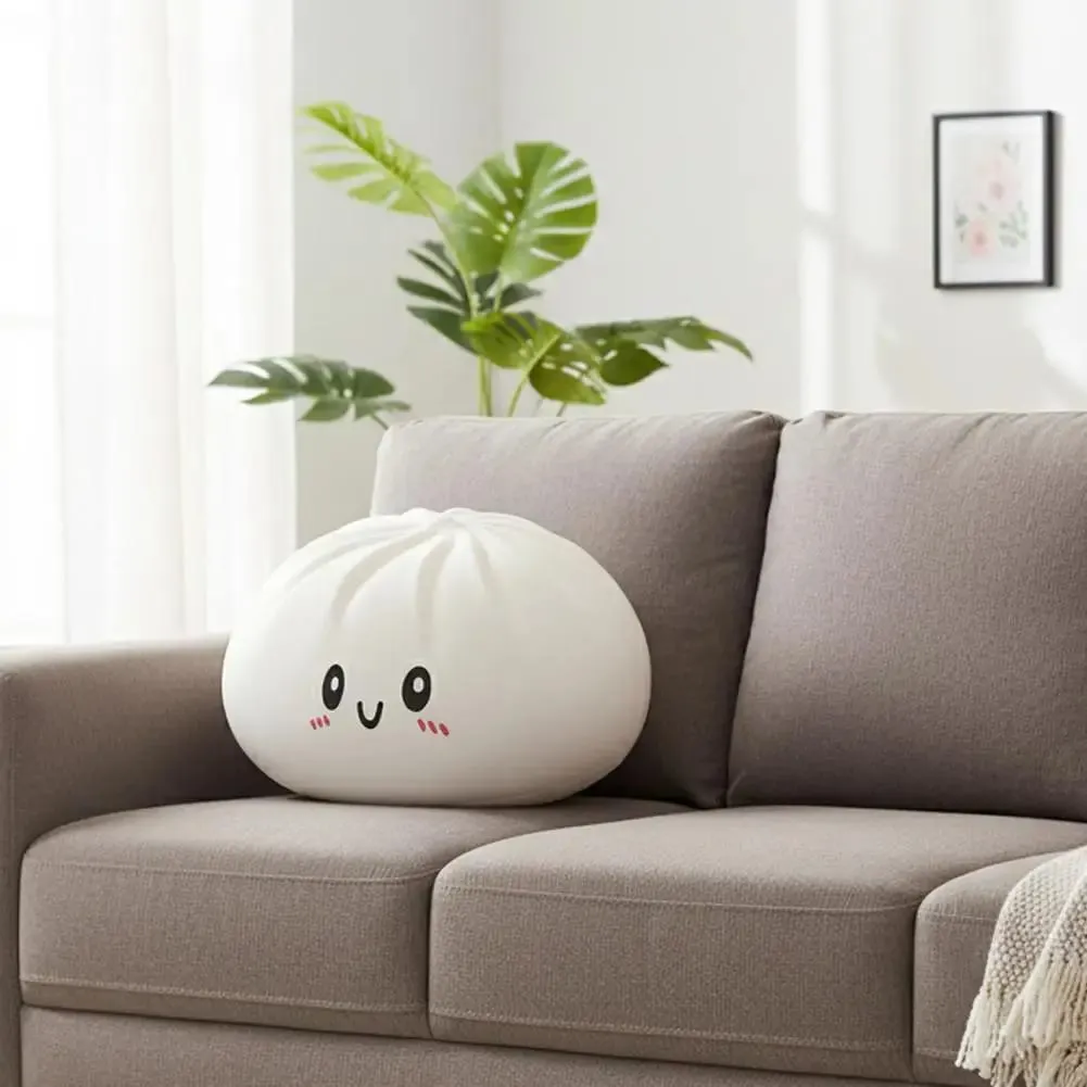 25cm Giant Steamed Bun Squishy Toy Squishy Dumpling Stress Relief Toy Sensory Toys for Kids Adults