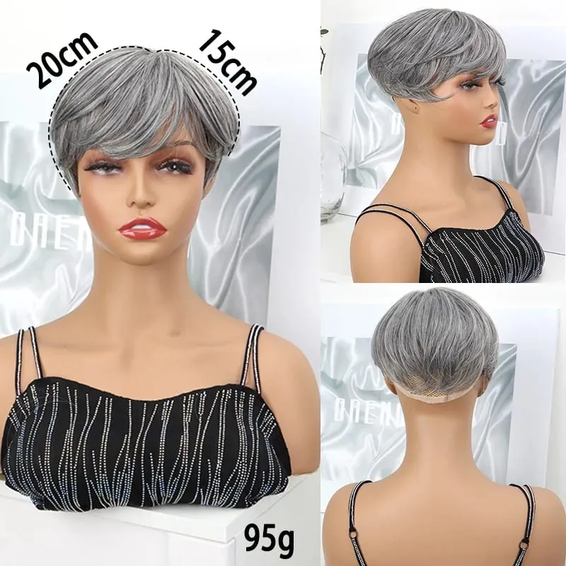 Synthetic Short Toppers Hair for Women Fluffy Covering Volume Hair Pieces With Bangs Fake Hairpiece for Thin Hair — image 3