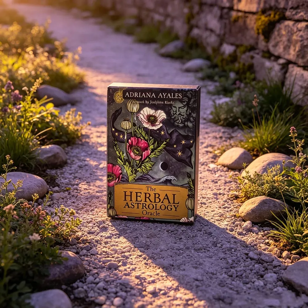 Herbal Astrology Oracle Cards 55 Card Deck English Edition Plant & Planet Correspondences for Spiritual Healing & Meditation — image 5