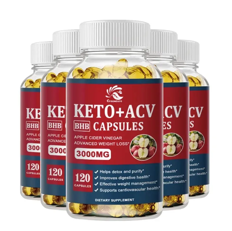 Greensure Keto 蘋果醋膠囊 ACV 含蘋果酒酮補充劑蘋果口味配方,男女適用 — image 9