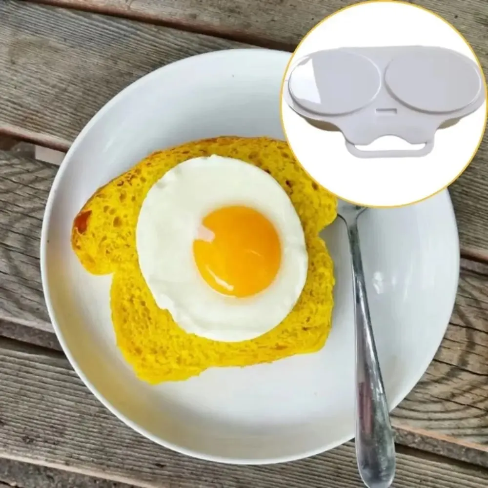 Food Grades Microwave Egg Cooker Kitchen Cooking Mold Easy To Clean Egg Steamer Portable Heat Resistant Steamed Egg Box — image 2