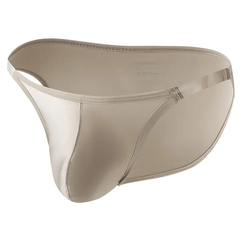 Men's Silky Ice Silk Briefs Smooth Low Rise Stretch 3D Pouch Support Breathable Daily Underwear — image 15