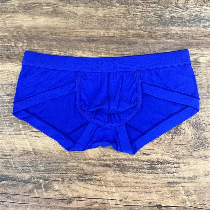 Men's Sexy Modal Pink Underwear Simple and Comfortable U Convex Pouch Briefs Low Waist Slim Fit Plus Size Male Underpants L-XXXL — image 10