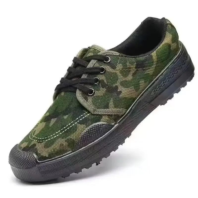 Durable Men Labor Insurance Shoes Anti-smash Safety Sneakers Wear-resistant Rubber Sole Breathable Tactical Training Shoes Work — image 8