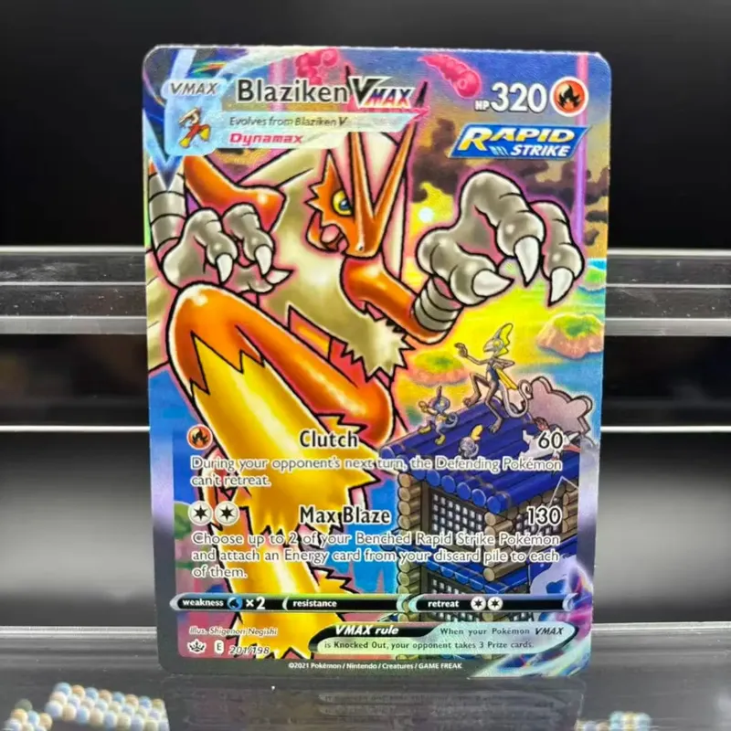 DIY Collection Cards Psyduck Salamence Crobat Mewtwo ex EN Self Made Single Card Classic Game Anime Card Gift Toy — image 19