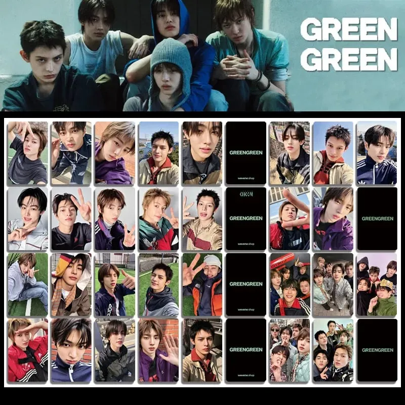 A 5Pcs/Set Idol Boy CORTIS New Album GREENGREEN Lomo Cards Postcards Martin James Juhoon Seonghyeon Keonho Fan Gifts Collection — image 1