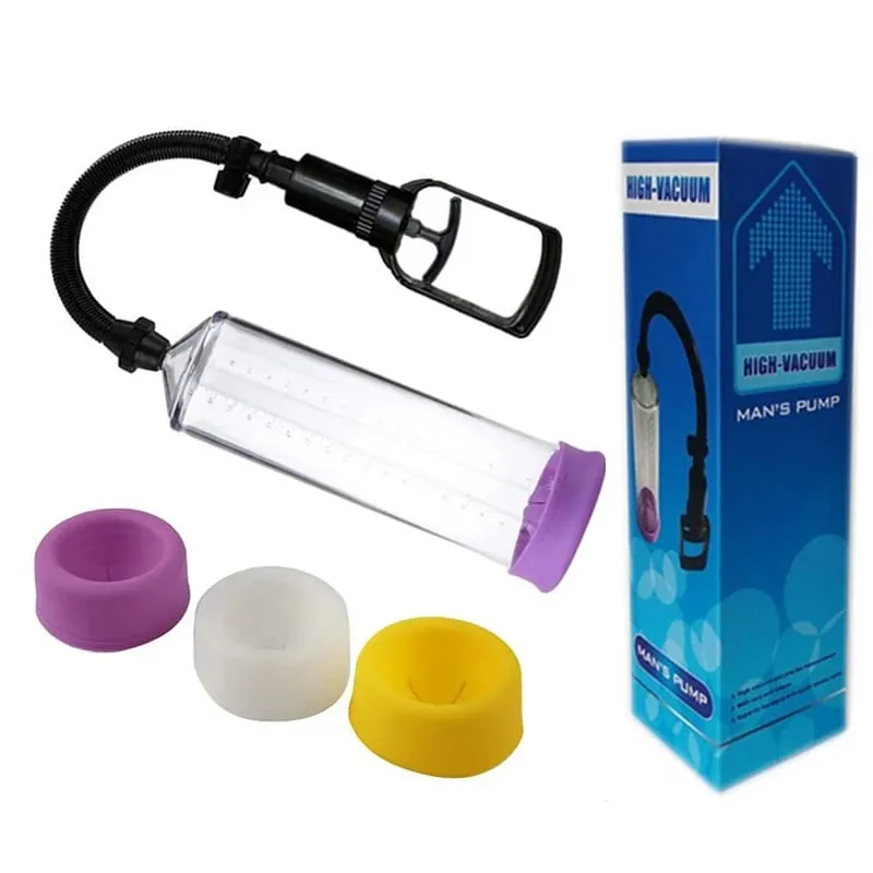 Sleeve Cylinder Flask Part Accessories for Penis Pump Replacement for Dick Extender Stretcher Vacuum Pumps Adult Sex Toys Men