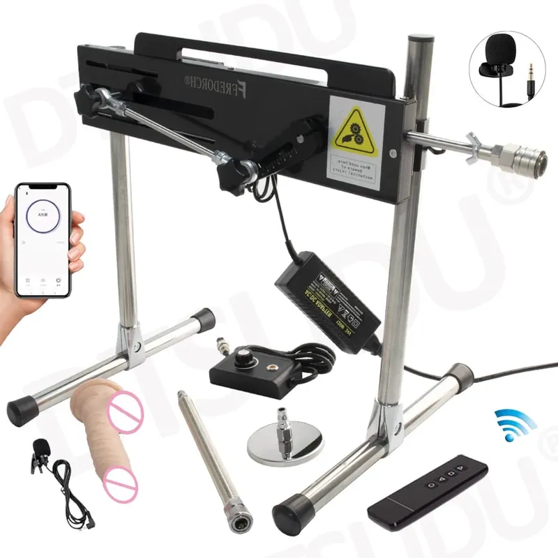 Dildo-120W Automatic Dildo Machine 3-15cm Super Silent Masturbation Dildo Sex Machine Adult Couple Sex Toy Female Male Sex Toy