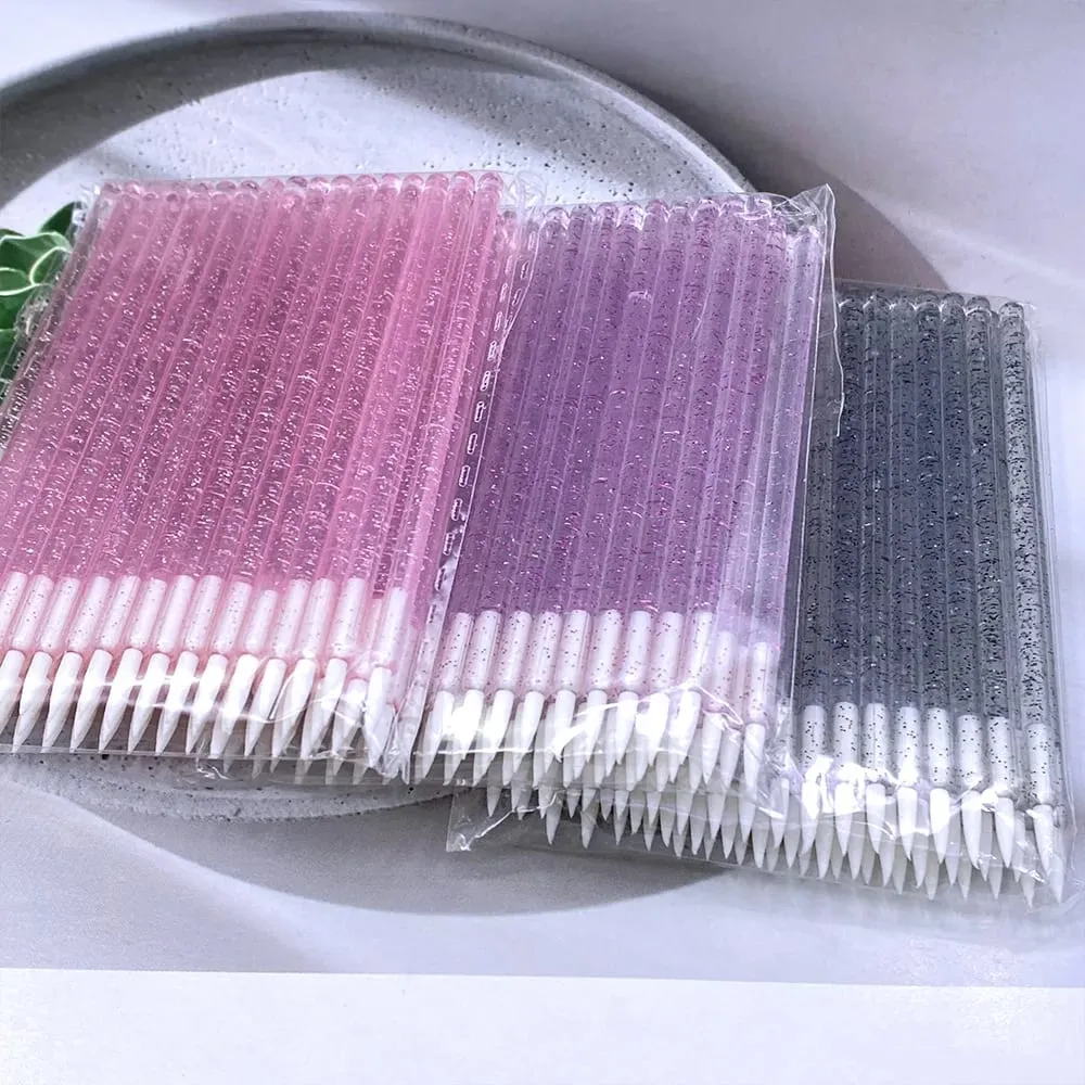 New Disposable Eye Shadow Makeup Eyeliner Brushes Crystal Wand Applicator Cosmetic Brush Eyelash Extension Female Beauty Tools — image 6