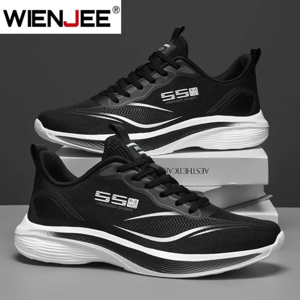 Men Running Walking Knit Shoe Casual Sneakers Breathable Sports Running Athletic Gym Lightweight Outdoor Women Shoes Size39-47 — image 1