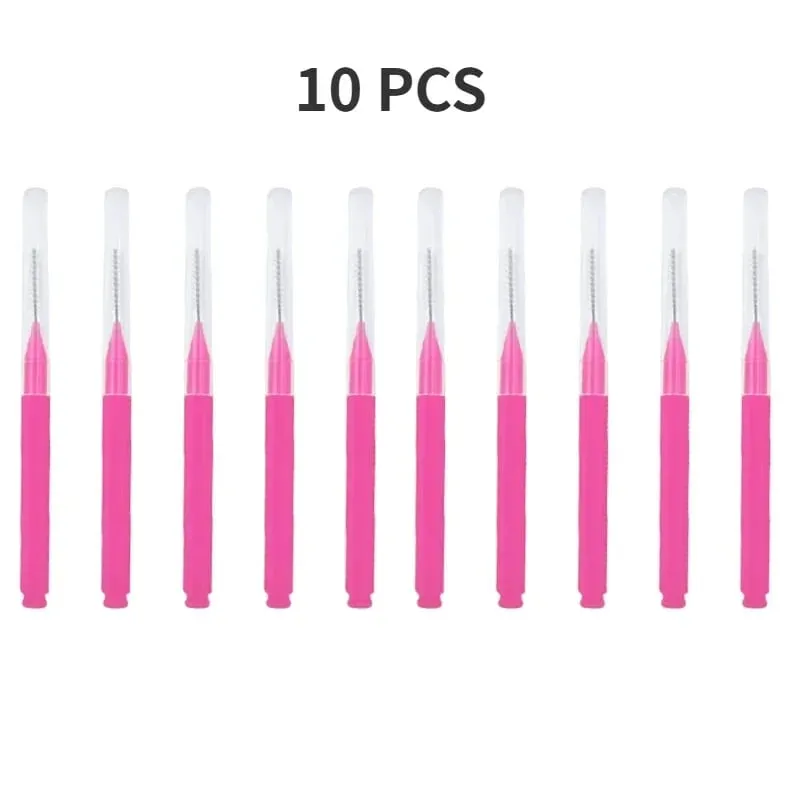 Portable Mini Disposable Eyebrow Brushes 10/50PS Eyelash Brow Lifting Brush Applicators Lash Extension Comb Beauty Makeup Tools — image 14