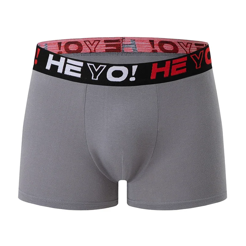 4 Piece Set Of Men's Cotton Comfortable Soft And Versatile Underwear Plus Size Casual Boxer Shorts Sports Cycling Base Shorts — image 5
