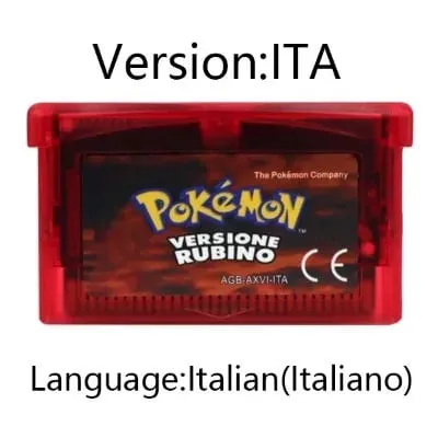 GBA Game Pokemon Series Video Game Cartridge Console Card Pokemon Emerald FireRed Ruby LeafGreen Sapphire Multi-language