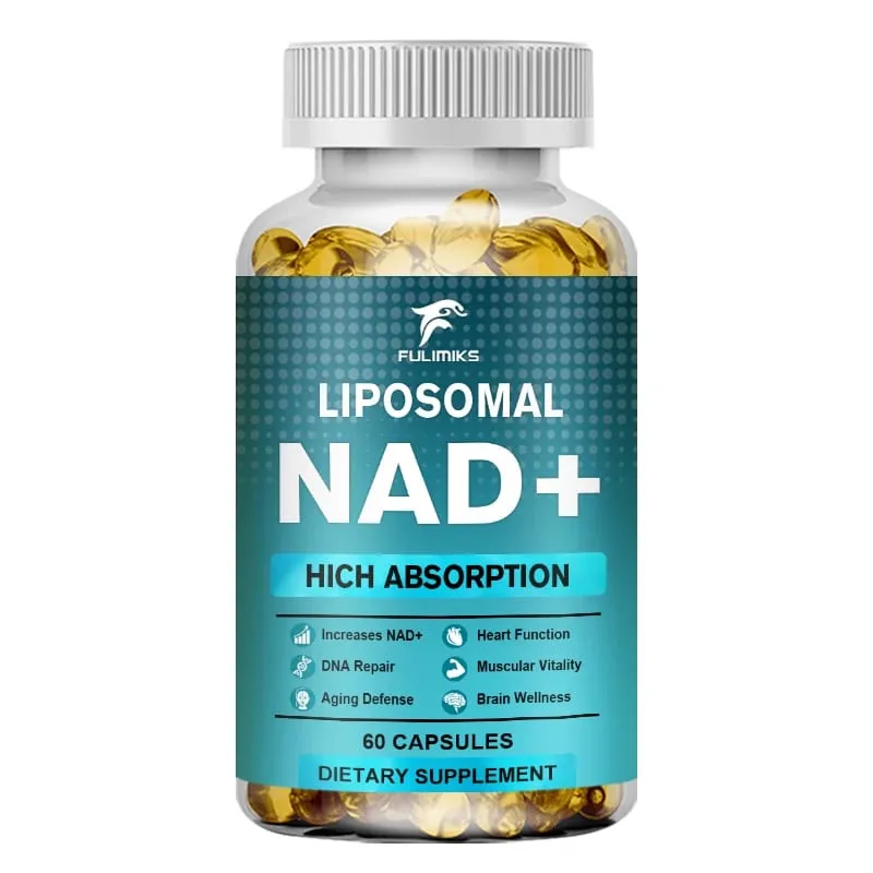 Suplemento de cápsulas NAD Suplemento liposomal NAD+ - Defensa contra el envejecimiento Energía celular Función cardíaca y cerebral — image 8