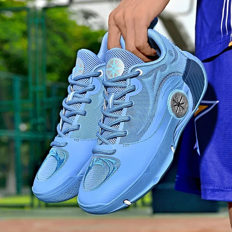 Men's Athletic Basketball Sneakers Breathable Cushioning Non-Slip Wearable Gym Training Running Shoes for Men — image 3