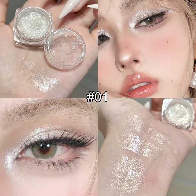 Single Eyeshadow - Ultra Sparkle Glitter Silky Matte & Luminous Pearlescent Finishes for Bold & Delicate Daily Eye Makeup Look