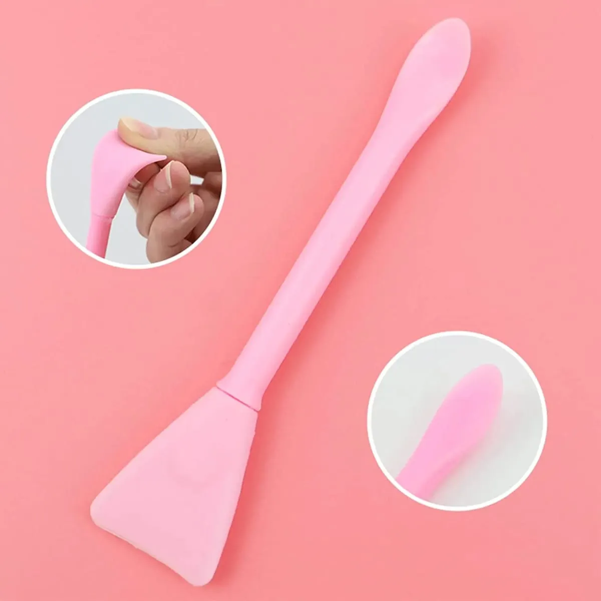 5ks silikonové štětce na pleťovou masku Aplikátor špachtle na make-up Aplikátor na péči o pleť Lotion krém na obličej Aplikátor na make-up lázně — image 2