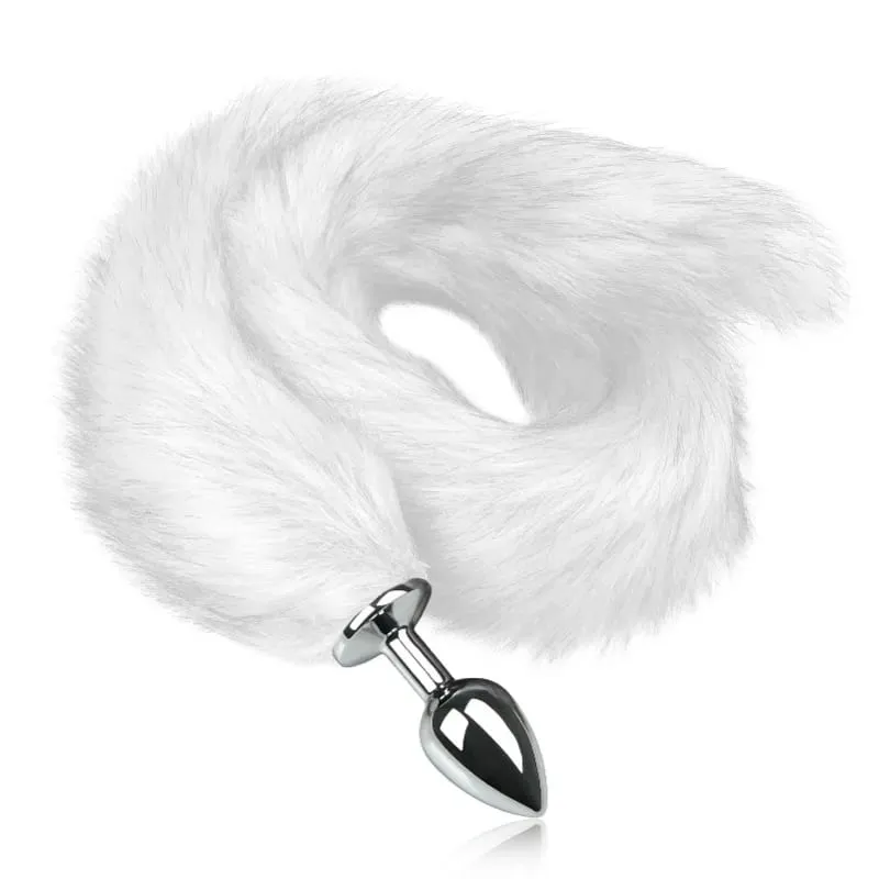Foxtail Role Playing Metal Butt Plug Adult Sex Toys SM Anal Sex Toys Suitable Beginners Male Female Couples in Various Colors — image 12
