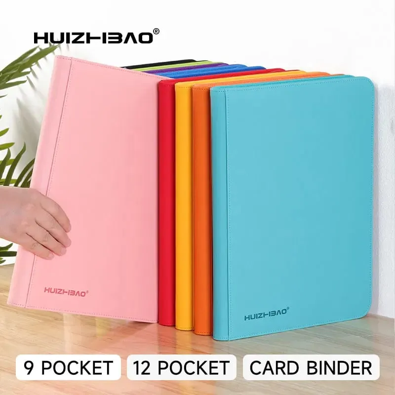 9/12 Pocket Zipper Card Binder Trading card album Durable Side Loading Card for mtg tcg for pokemon for yugioh for football — image 1