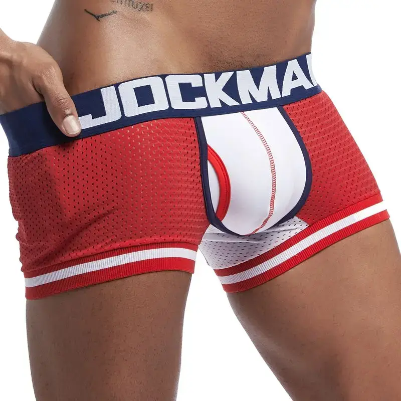 Man Underpants Boxershorts Mesh Nylon Men Boxers Male Breathable Underwear Men’s Panties Boxer Quick Dry Sports Fitness — image 20