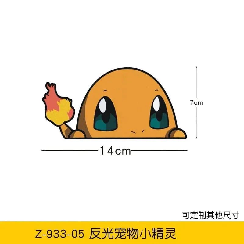 20styles Pokemon Car Stickers Anime Figure Pikachu Gengar Eevee Charmander Cute Cartoon Doll Creative Sticker Birthday Gifts — image 14