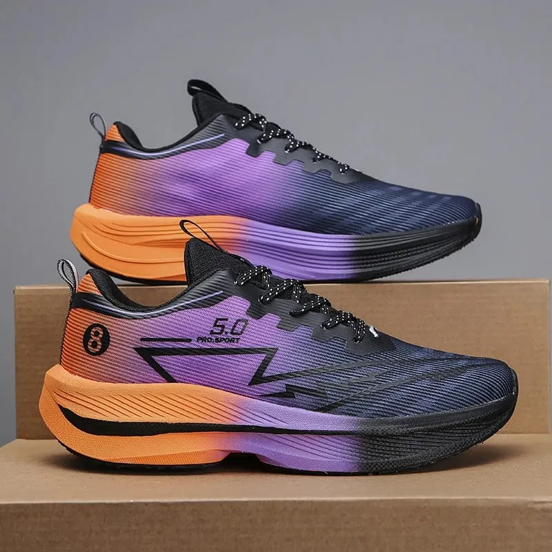 Brand Men's Carbon Plate Running Shoes Soft Cushion Shock Absorbing Sports Shoes Unisex Sneakers Light Anti-Slip Training Shoes — image 12