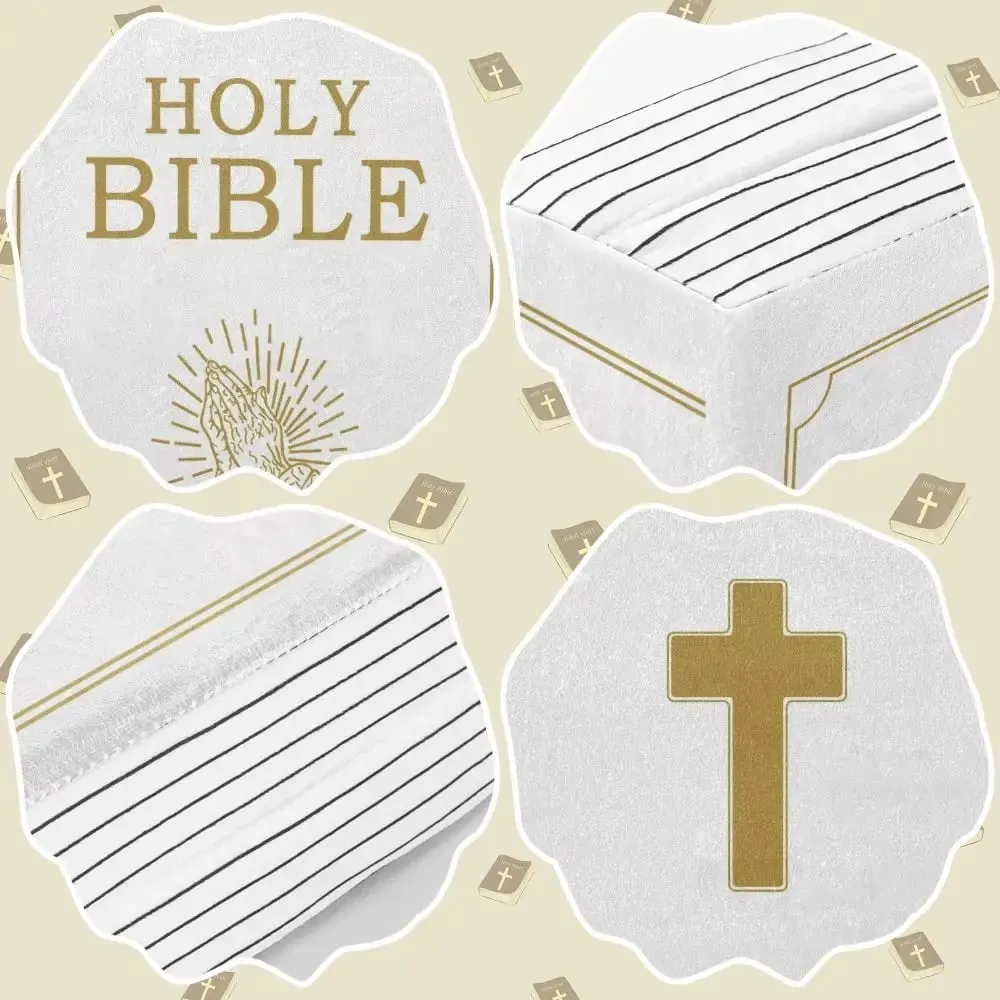 Living Room Realistic Looking Bible Pillow Sofa Cushion Home Decor Bible Throw Pillow Cutest Bible Cushion Christmas Present — image 7