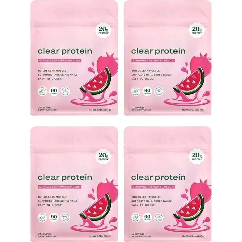 Clear Protein Powder with 20g Protein Per Serving Digestive Enzyme Blend and Bovine Collagen Peptides - 10 Servings — image 10